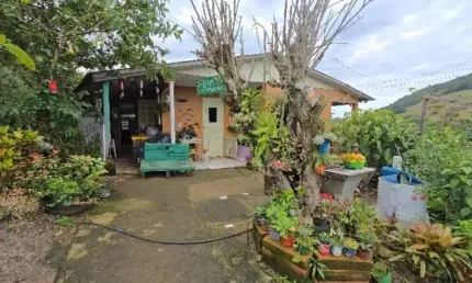 [863] MINI CHACRINHA EM CAMPESTRE VELHO, CASA, KITNET, FRUTÍFERAS E POÇO
