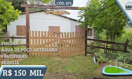 [871] MINI CHACRINHA EM SANTO ANTÔNIO DA PATRULHA PISCINA, POÇO ARTESIANO