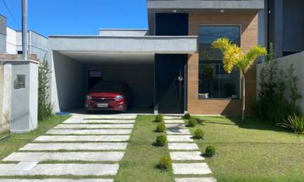 Casa com 3 quarto em condomínio no Rio da prata; Casa linear com 3 quartos em condomínio