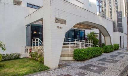 Flat para locação em Boa Viagem com 01 quarto com 52m² e vista do mar