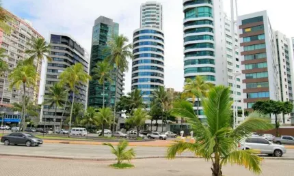 Apartamento para locação com varanda e vista do mar em Boa Viagem