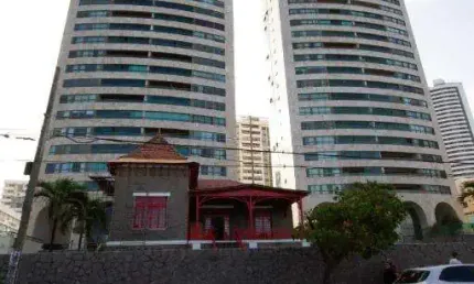 Apartamento para locação com 4 quartos e varanda com vista mar em boa viagem