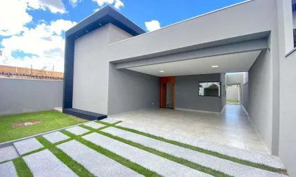 Casa para Venda em Campo Grande, Parque Residencial Rita Vieira, 3 dormitórios, 1 suíte, 3 banheiros, 4 vagas