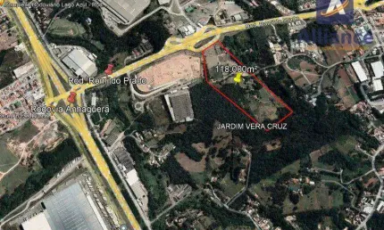 Área à venda, 118000 m² por R$ 16.000.000,00 - Jardim Vera Cruz - Louveira/SP