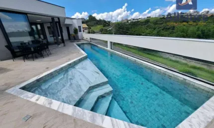 Casa com 4 dormitórios à venda, 394 m² por R$ 5.450.000,00 - Condomínio Campo de Toscana - Vinhedo/SP