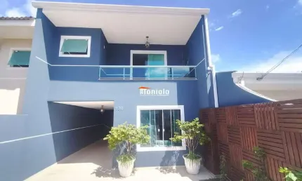 Sobrado à venda, 3 quartos, 1 suíte, 2 vagas, Monte Líbano - São José dos Pinhais/PR
