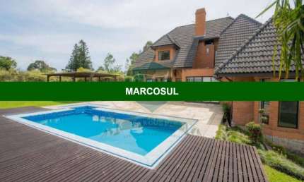 Venda de chacara de 7.555 m² com uma casa de 400 m² , local privilegiado na estrada ecologica, proxima ao Alhaville, com 4 qtos, 2 suites, lareira