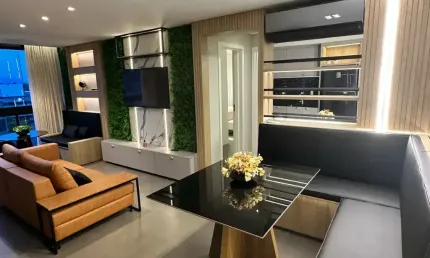 Apartamento mobiliado e decorado no bairro nações - balneário camboriú - sc