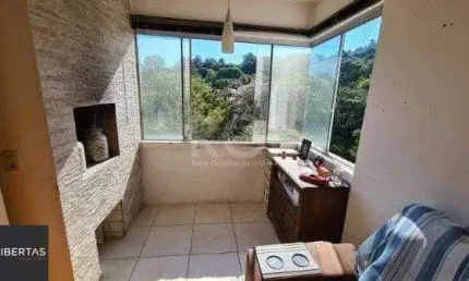 Apartamento no nonoai de 2 dormitórios vaga e infra