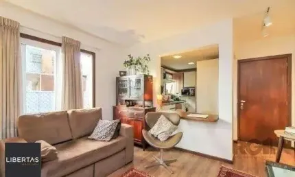 Apartamento no bairro auxiliadora de 1 dormitório e 2 vagas