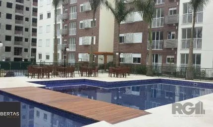 Apartamento de 2 dormitórios, 1 suíte, 1 vaga escriturada no condomínio Barra Garden