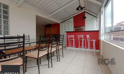 Cobertura 2 dormitórios 1 vaga coberta em frente ao parque marinha do brasil no praia de belas