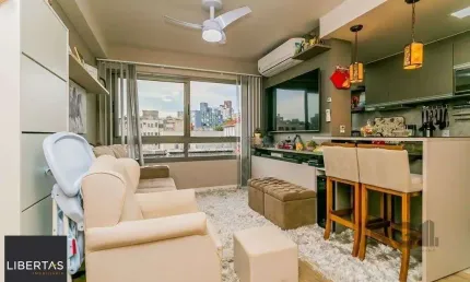 Excelente apartamento de 58m² com 02 dormitórios e 1 vaga de garagem.