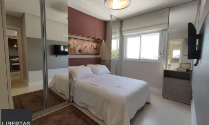 Apartamento para Venda - 57.72m², 2 dormitórios, sendo 1 suites, 1 vaga - Santo Antonio