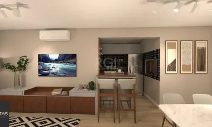 Apartamento para Venda - 59.93m², 2 dormitórios, sendo 1 suites, 1 vaga - São João