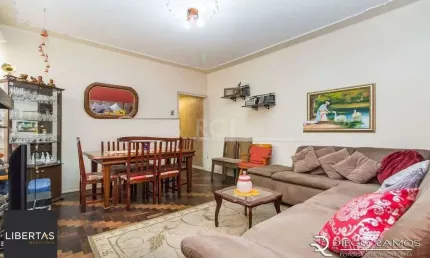 Venda de apartamento no bairro petrópolis 108m² - 3 dormitórios, varanda, cozinha: com churrasqueira e cooktop de 5 bocas.  apartamento no bairro petrópolis com 3 amplos dormitórios, sendo 2 de frente