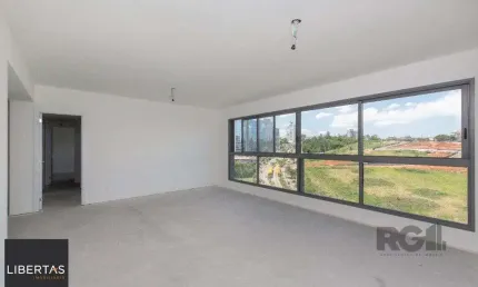 Apto de 3 suítes, andar alto, 115m² privativos com lavabo, cozinha americana e churrasqueira.