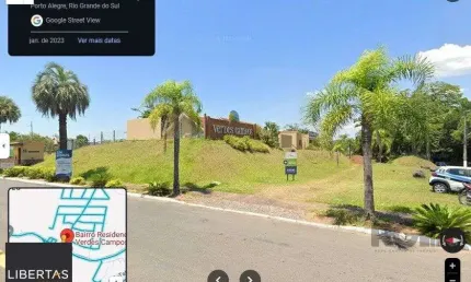Terreno em condomínio com 385,88m² no Residencial Verdes Campos.