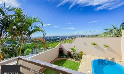 Casa alto padrão, 500m² privativos com linda vista da cidade no Morro Apamecor