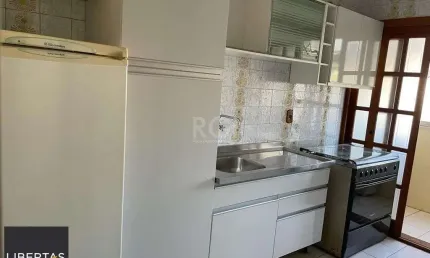 Apartamento de 1 dormitório mobiliado, sala, cozinha mobiliada