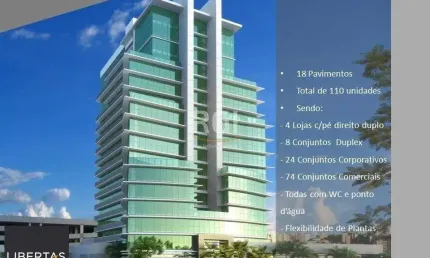 Conjunto/sala para venda - 112m², 0 dormitórios, centro