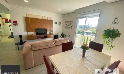 Apartamento cobertura duplex de frente e na região central de Canoas.