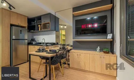 Flat com 1 quarto à venda na Avenida João Pessoa, 731, Farroupilha, Porto Alegre