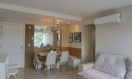 Apartamento mobiliado com 2 quartos e vista panorâmica em porto alegre