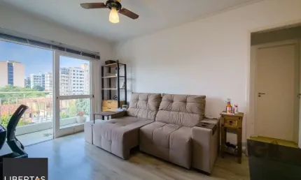 Apartamento 1 quarto, sacada, 1 vaga de garagem, elevador - bairro tristeza