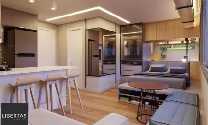 Studio 1 dor, 30m²com vaga no empreendimento mood central parque