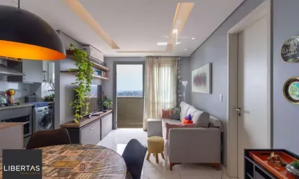 Apartamento de 1 dormitório mobiliado no pornto mais alto do petrópolis,