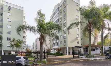 Apartamento no cristal de 2 dormitórios vaga e infra