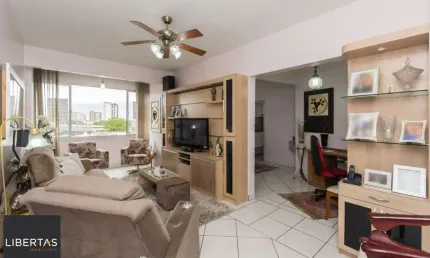 Apartamento semimobiliado com 2 quartos e 2 banheiros no bairro floresta