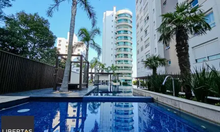Apartamento com 202m², 3 suítes, lareira, churrasqueira, 3 vagas, infraestrutura completa, no bela vista.