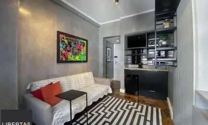 Apartamento mobiliado e moderno no Lido Studios – Próximo à UFRGS e Santa Casa