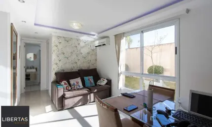 Apartamento térreo, semi mobiliado, com 54,81 m² de área privativa, 3 dormitórios e 1 vaga de garagem2