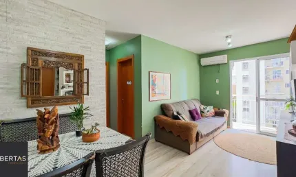 Apartamento com 2 quartos e 61m² à venda no jardim carvalhos em porto alegre.