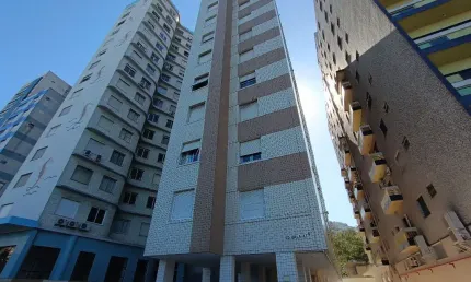 COMPRA 01 DORMITÓRIO LEVA 02  EM PRÉDIO FRENTE MAR NO JOSÉ MENINO EM SANTOS