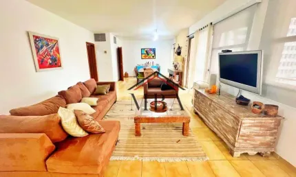 LOCAÇÃO ANUAL - Apartamento com 5 dormitórios para alugar, 208 m² por R$ 6.000/mês - Praia das Pitangueiras - Guarujá/SP