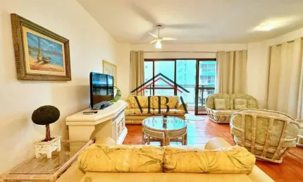 Locação anual - apartamento com 3 dormitórios para alugar, 121 m² por r$ 5.500/mês - praia das pitangueiras - guarujá/sp