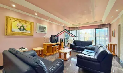 Locação anual - apartamento com 3 dormitórios para alugar, 140 m² por r$ 5.000/mês - praia das pitangueiras - guarujá/sp