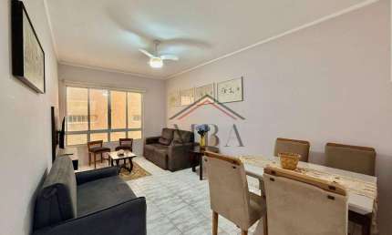 LOCAÇÃO ANUAL - Apartamento com 1 dormitório para alugar, 50 m² por R$ 3.000/mês - Praia das Pitangueiras - Guarujá/SP