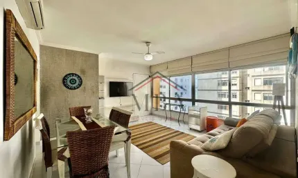 LOCAÇÃO ANUAL - Apartamento com 3 dormitórios para alugar, 95 m² por R$ 4.800/mês - Praia das Astúrias - Guarujá/SP