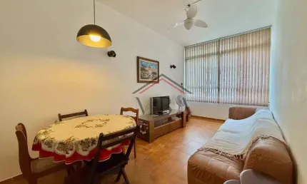 LOCAÇÃO ANUAL - Apartamento com 2 dormitórios para alugar, 65 m² por R$ 2.800/mês - Praia das Pitangueiras - Guarujá/SP