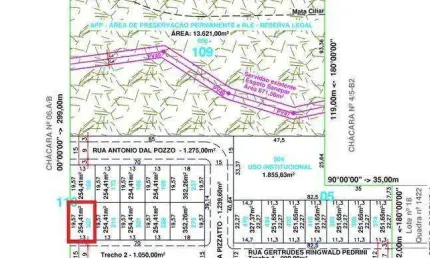 Terreno à venda no Bairro JARDIM BRESSAN em TOLEDO por R$ 160.000,00