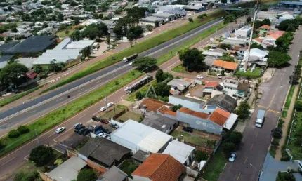 Terreno com duas frentes na marginal da BR 467 com 559m²