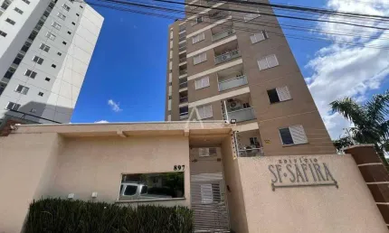 Apartamento com 1 suite e 2 quartos à venda no Edifício SF Safira, localizado Bairro Country, em Cascavel - Pr., por R$ 595.000,00