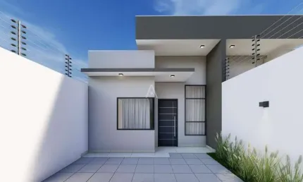Casa à venda com 2 suítes, localizada no Bairro Siena, em Cascavel - Pr., por R$ 398.000,00
