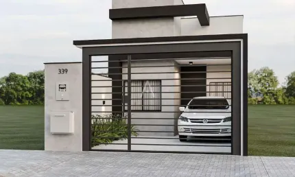 Casa à venda com 1 suíte, 2 quartos e churrasqueira, localizada no bairro positano, em cascavel-pr., por r$ 400.000,00