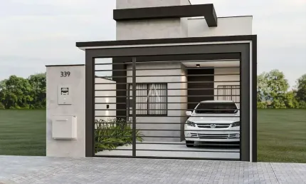 Casa à venda com 1 suíte, 2 quartos e churrasqueira, localizada no bairro positano, em cascavel-pr., por r$ 400.000,00